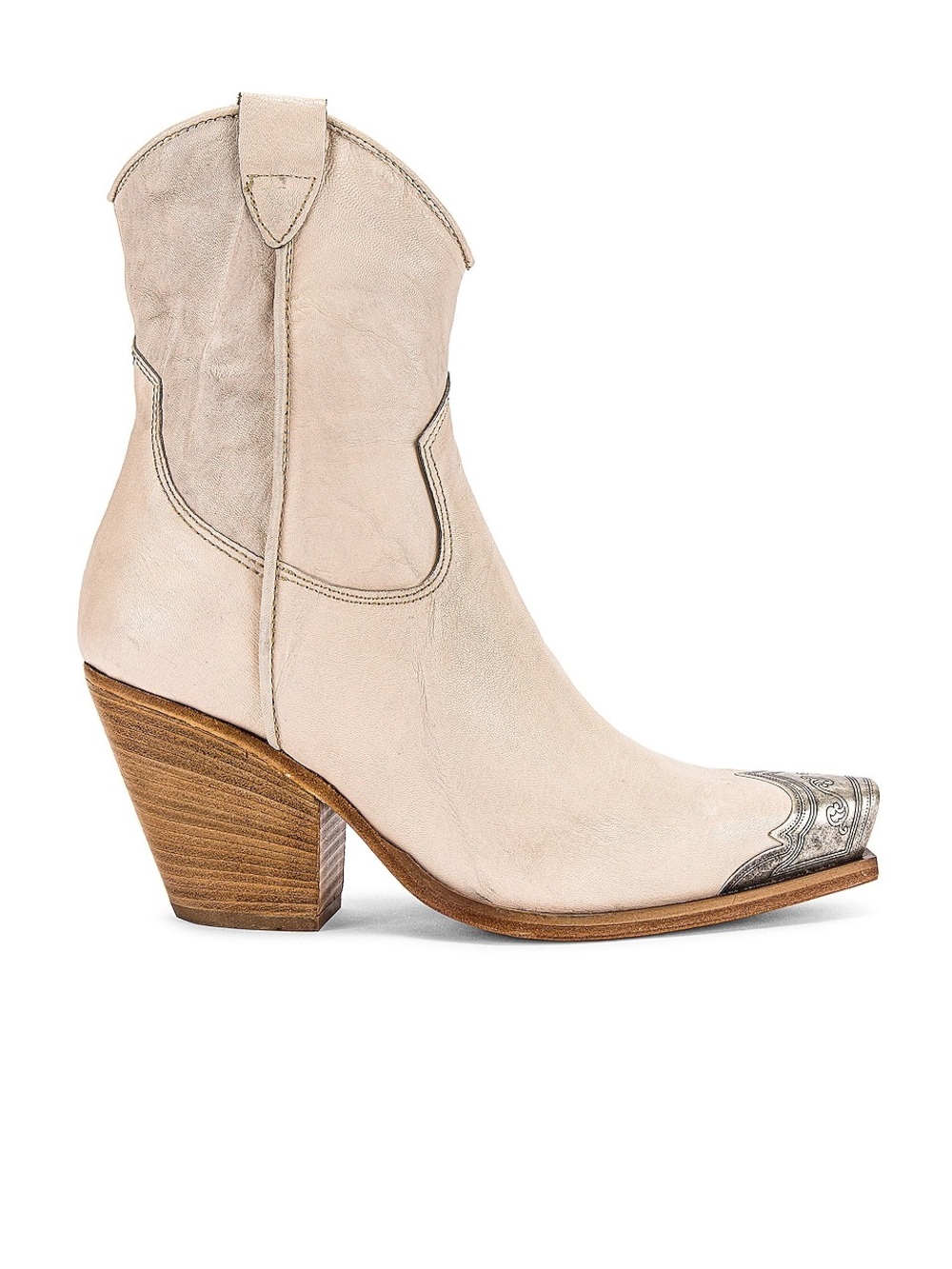 New Free People Brayden Western Boot in Bone